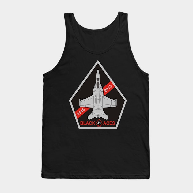 VFA-41 Black Aces - F/A-18 Tank Top by MBK